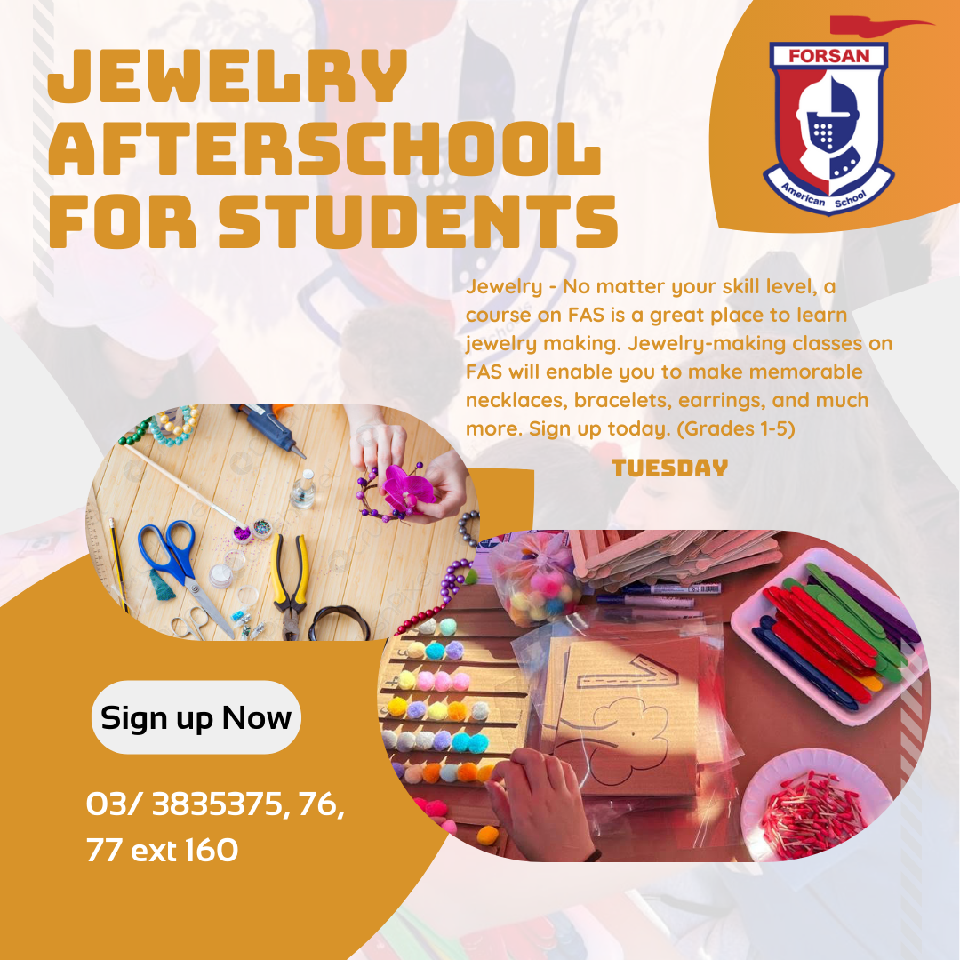After-School Jewelry Activity Spring 23-24