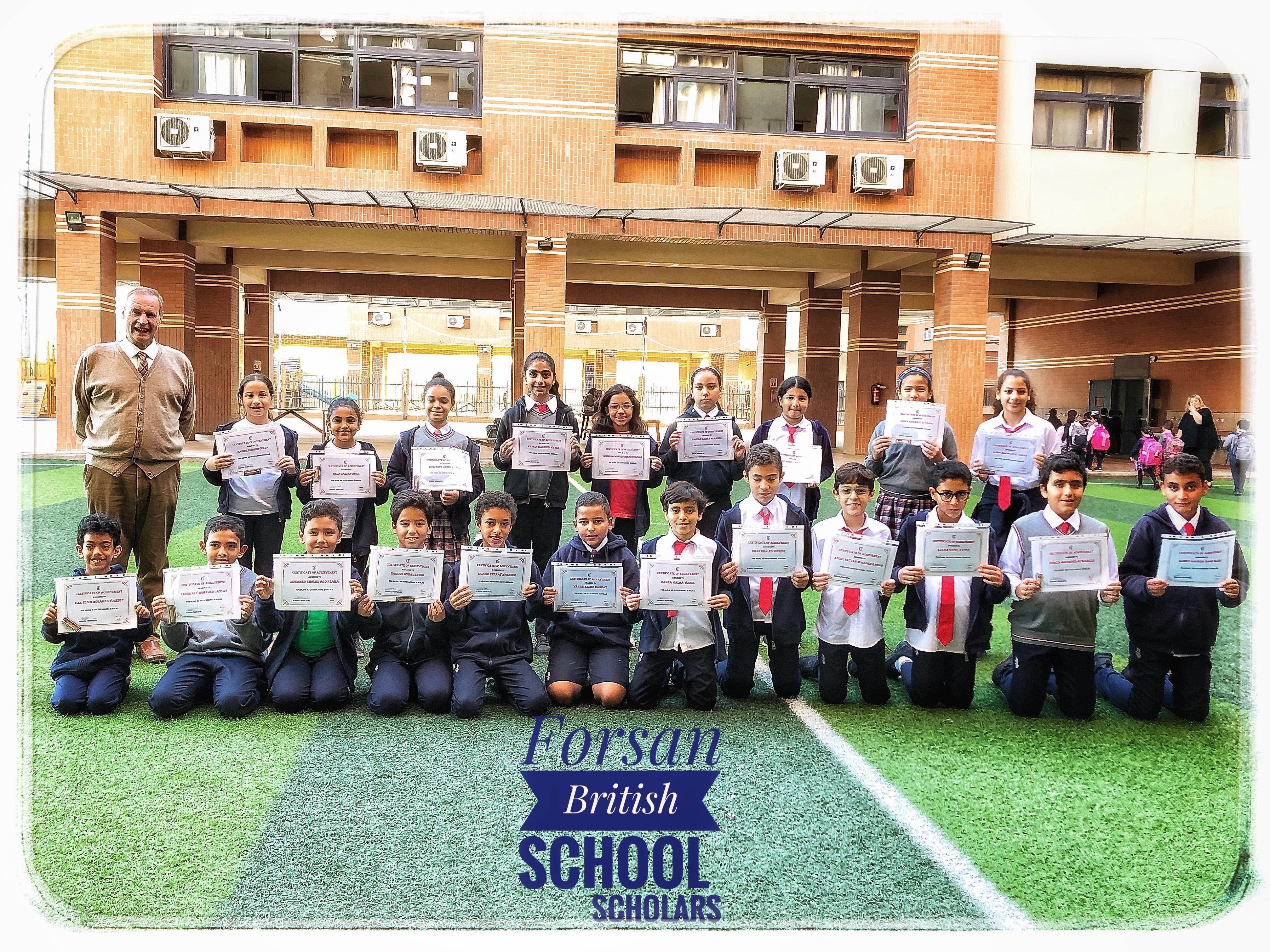 Forsan British School First Term Scholars